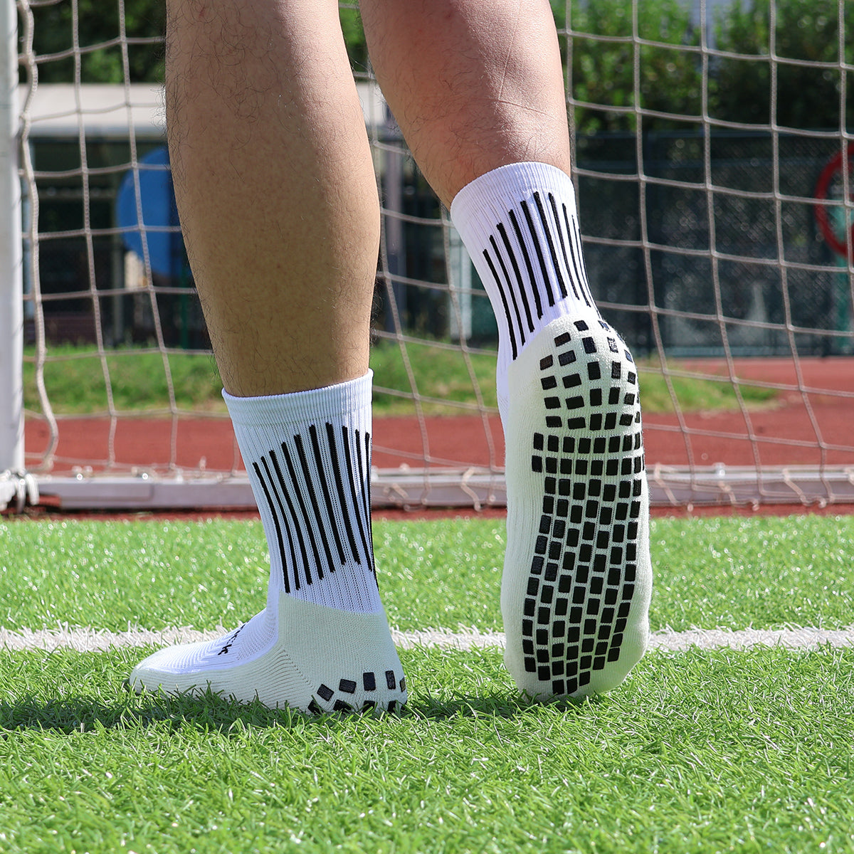 The Grip Sock Adult 4pk White