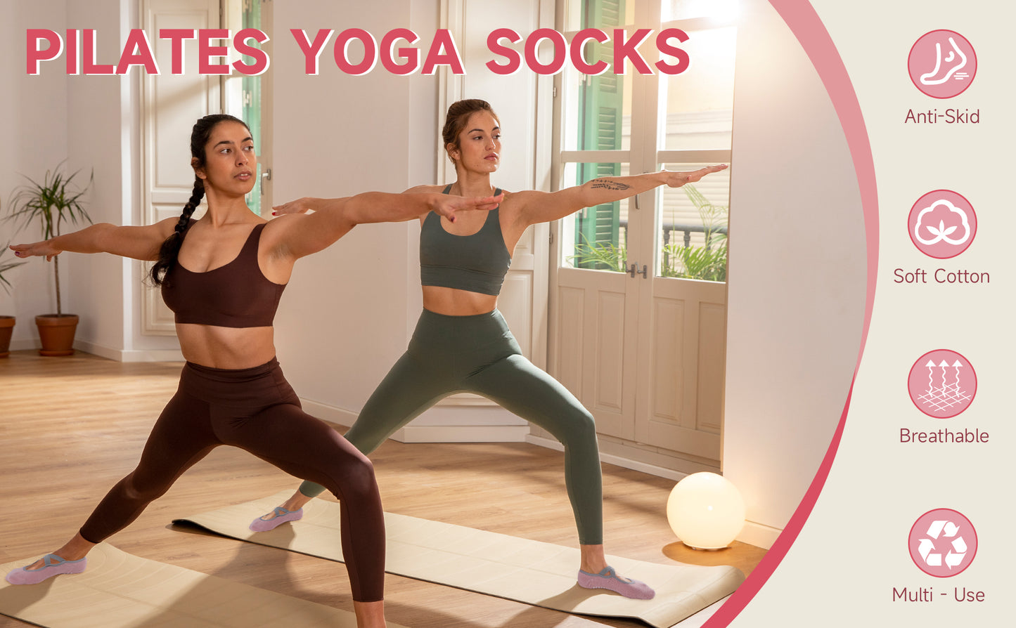 The Grip Sock Pilate Socks