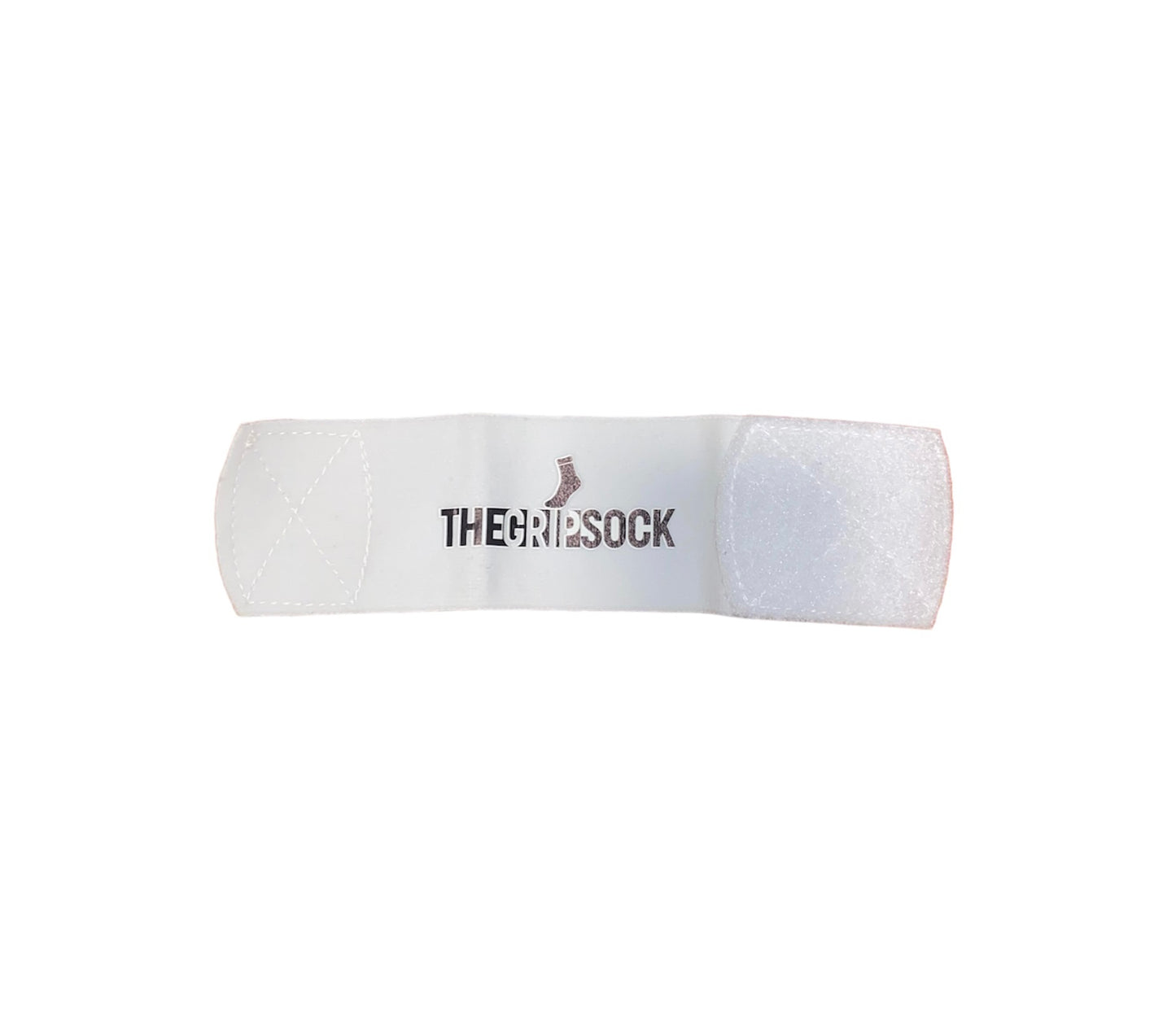 The Grip Sock Shin Guard Straps Set Double Sided (WHITE)