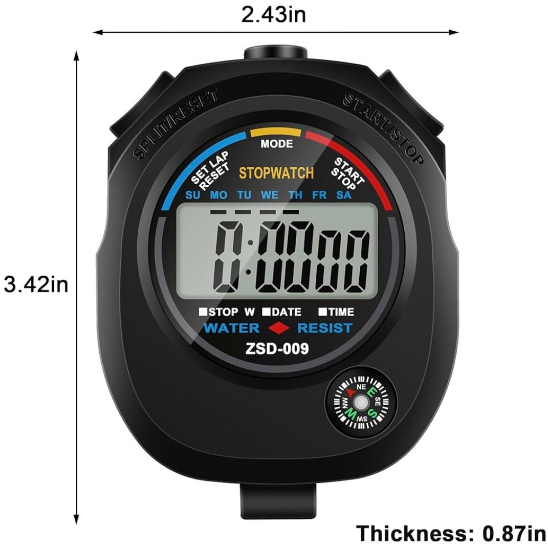 2 Pk Stopwatch and 2 pk Whistle Bundle
