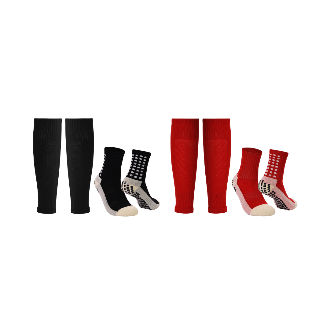 The Grip Sock Dual Pack Leg Sleeve Bundle