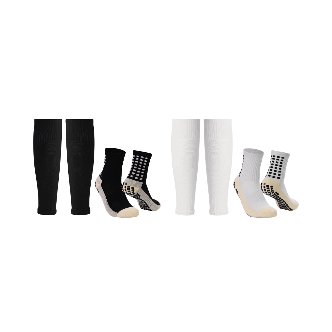 The Grip Sock Dual Pack Leg Sleeve Bundle