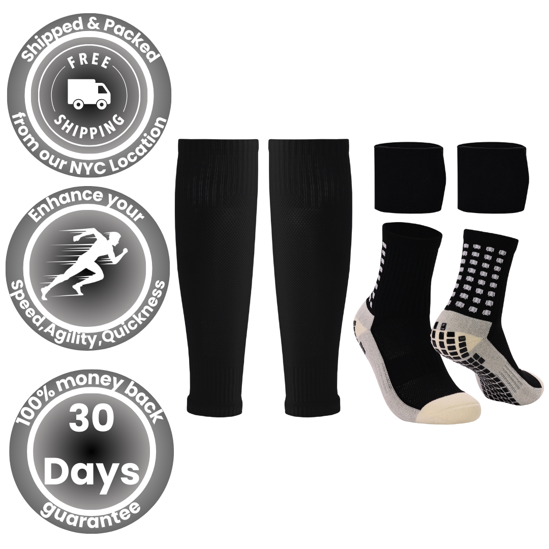 Grip Socks, Leg Sleeves & Shin Guard Straps