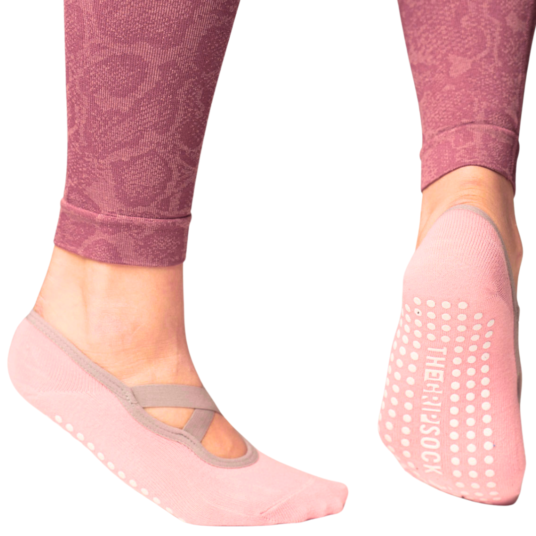 The Grip Sock 3pk Pilate Socks (PINK)