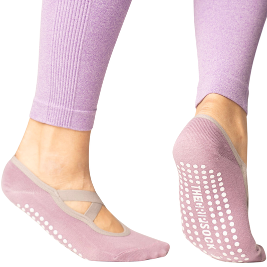 The Grip Sock 3pk Pilate Socks (PURPLE)