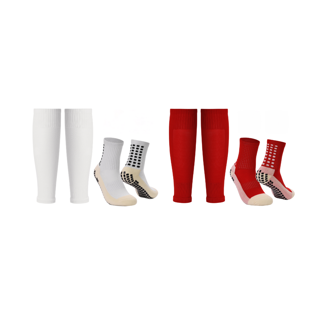 The Grip Sock Dual Pack Leg Sleeve Bundle
