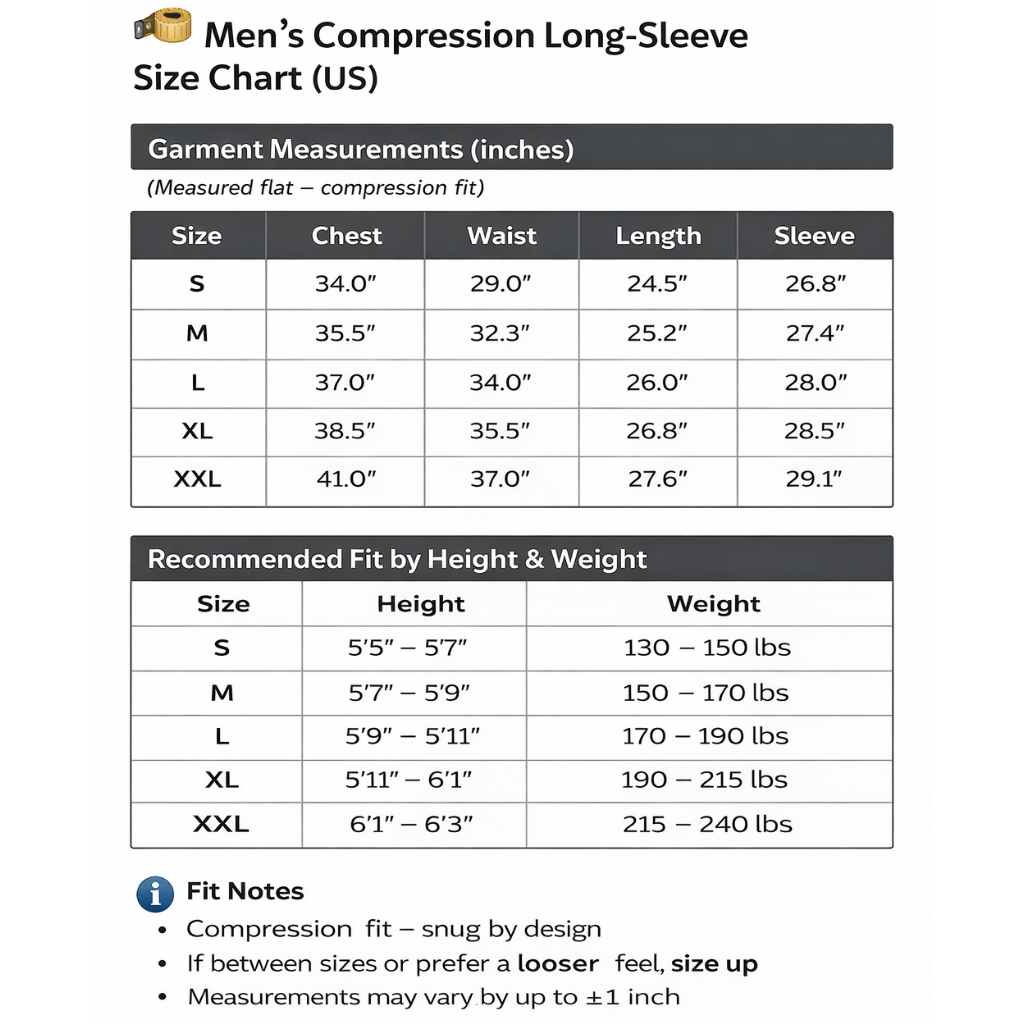 Men's Compression Long Sleeve T-Shirt