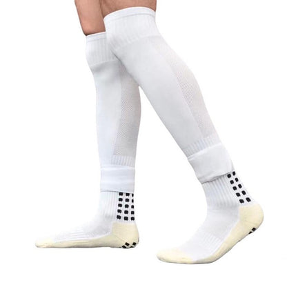 Grip Socks, Leg Sleeves & Shin Guard Straps (WHITE)