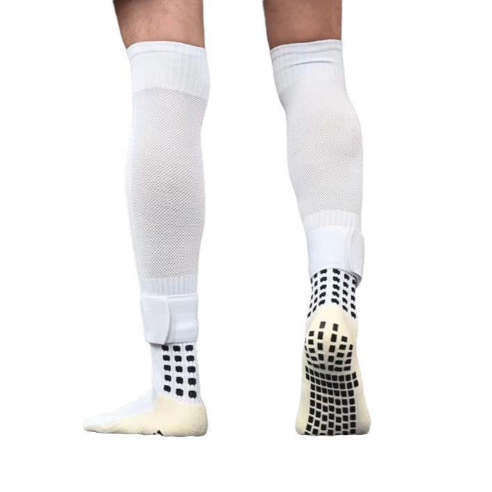 New Sports Anti Slip Soccer Socks Cotton Football Men Grip Socks Calcetines  1 Pair 